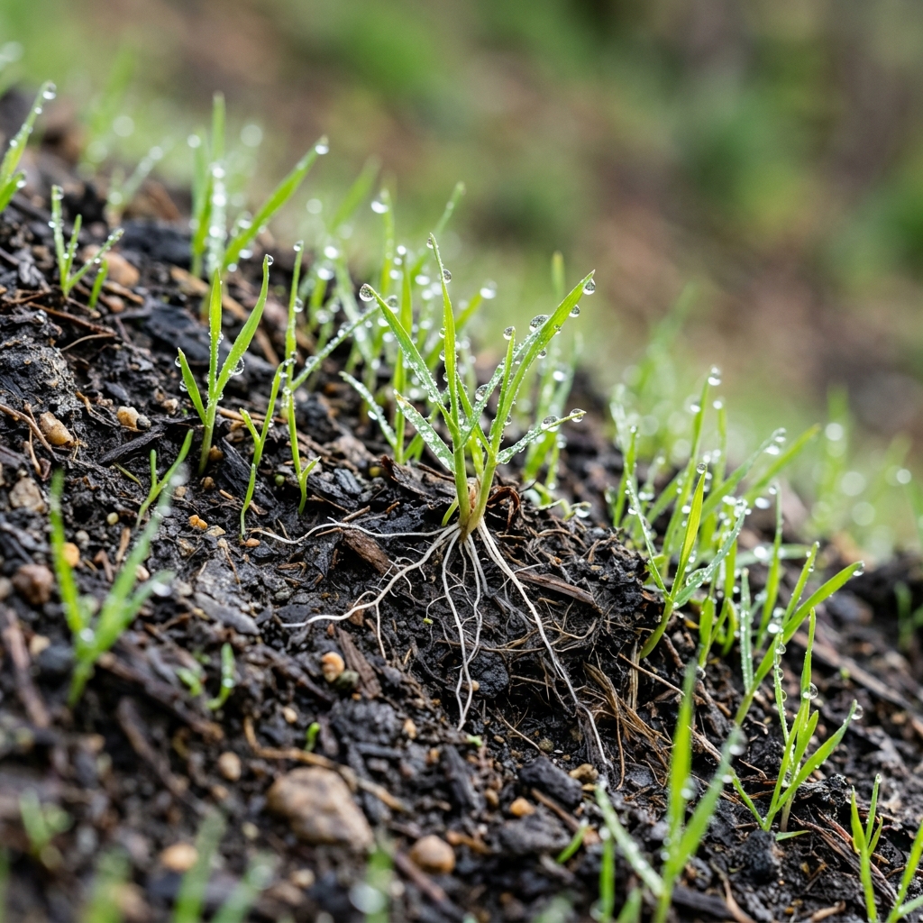 Germinação de sementes por hidrossemeadura